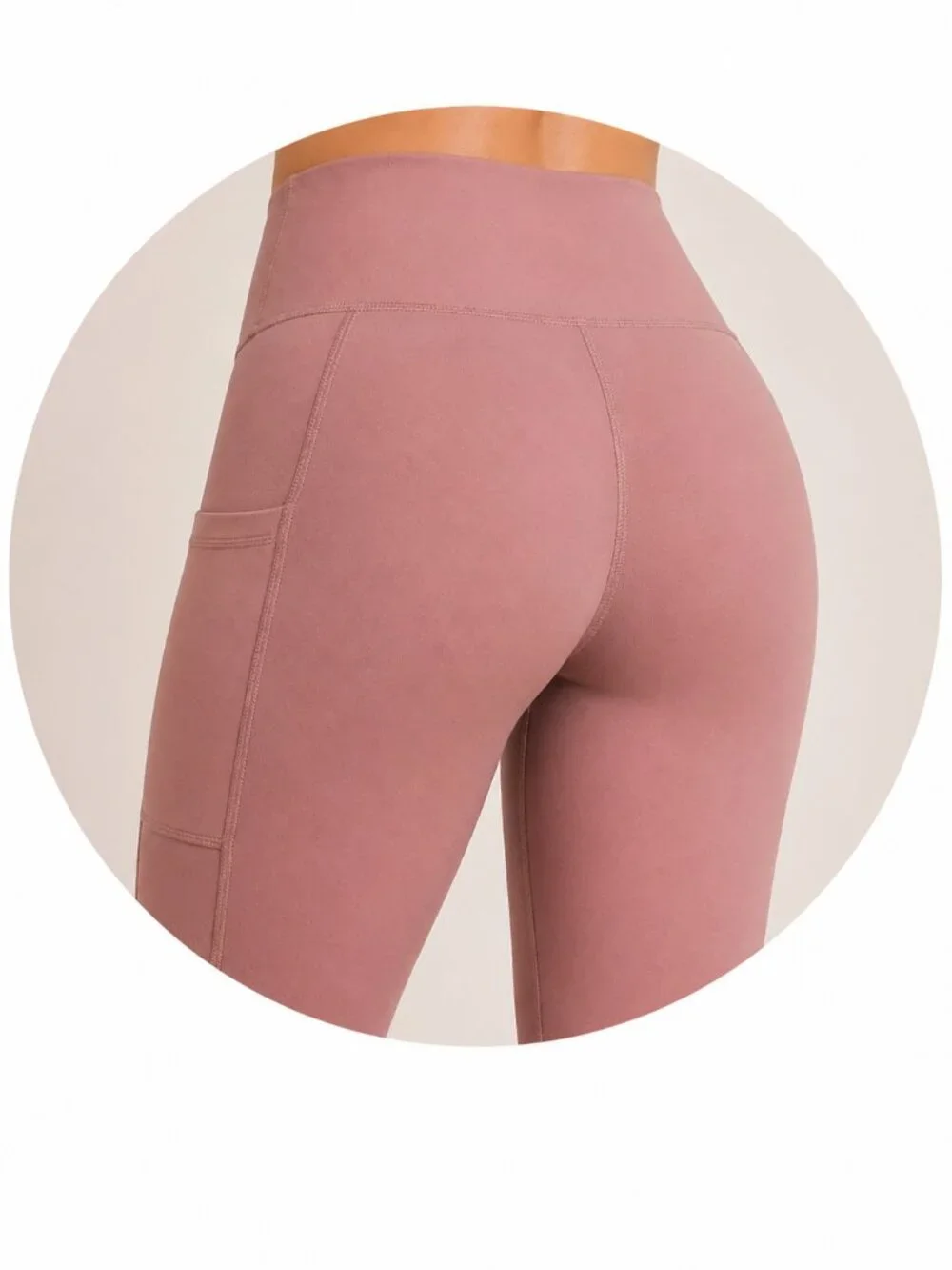 Lululemon Align 25” Leggings Sz 0 NWOT Dusty Rose Double Lined Pockets High Rise - Picture 4 of 5